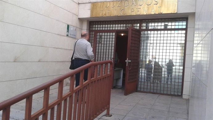 Juan Francisco Trujillo a su llegada al juzgado