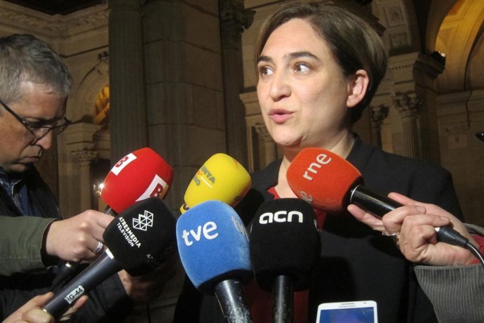 La alcaldesa de Barcelona, Ada Colau