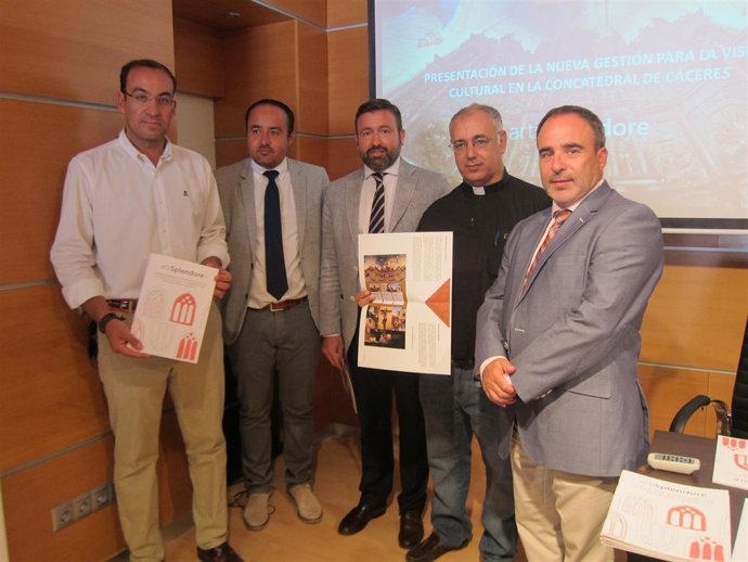 Presentación de la gestión turística de la concatedral de Cáceres