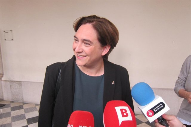 La alcaldesa de Barcelona, Ada Colau