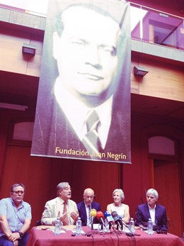 Ortega (izquierda), Jiménez, Morales, Negrín Fetter y Pérez 