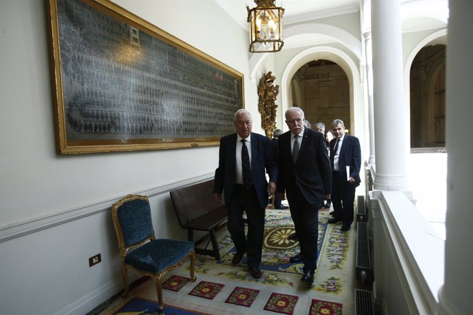 José Manuel García-Margallo y  Riad Malki
