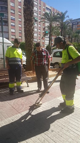 Máquina para quitar chicles