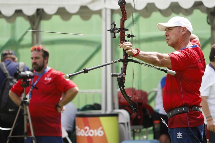 Guillermo Rodríguez compitiendo en Río