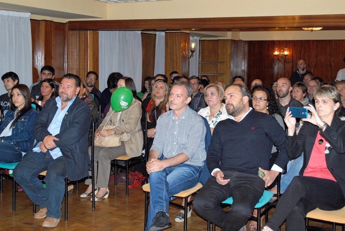 Bascuas, candidato de Compromiso por Galicia, en Lalín