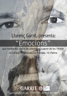 Cartel de 'Emocions', de Llorenç Garrit