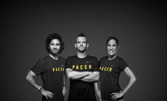 Raúl Gómez, Dabiz Muñoz y Paula Butragueño, pacers de Nike