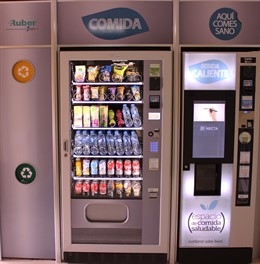Maquina expendedora del Hospital Ruber Internacional 