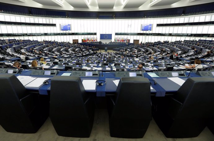 Pleno del Parlamento Europeo en Estrasburgo