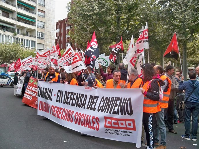 Los manifestantes del telemarketing