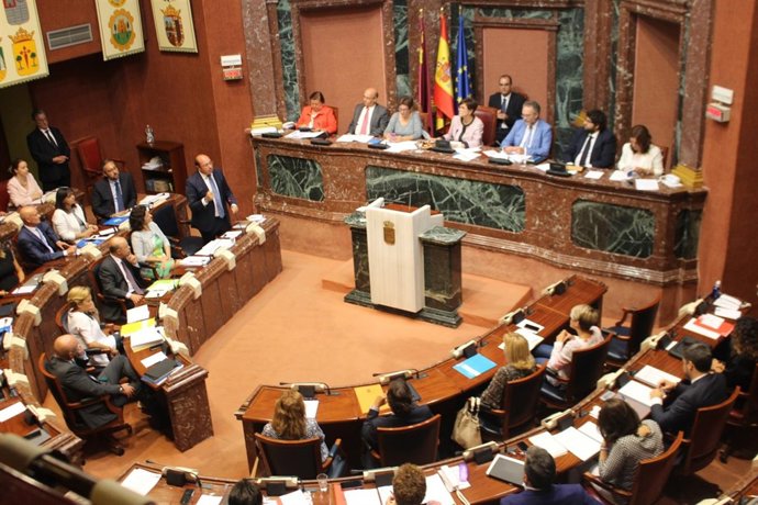 Comparecencia de Sánchez en la Asamblea Regional
