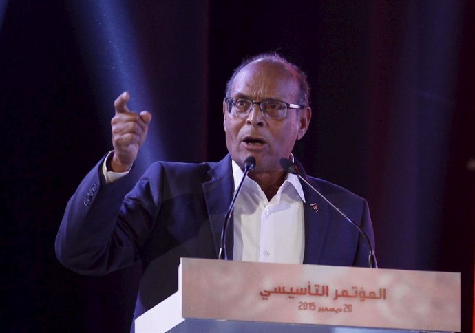 El expresidente tunecino Moncef Marzouki. 