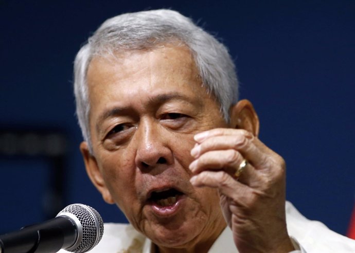 El ministro de Exteriores de Filipinas, Perfecto Yasay.