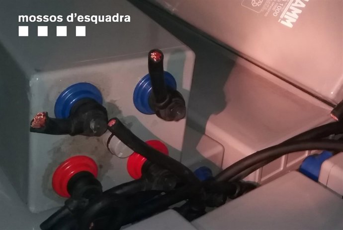 Baterías de Adif sustraídas 