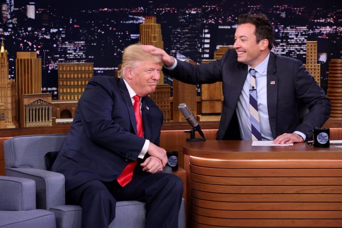 Donald Trump en el programa de Jimmy Fallon