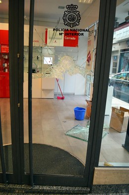 Operativo en Ourense por dos robos con fuerza en la misma tienda de telefonía.