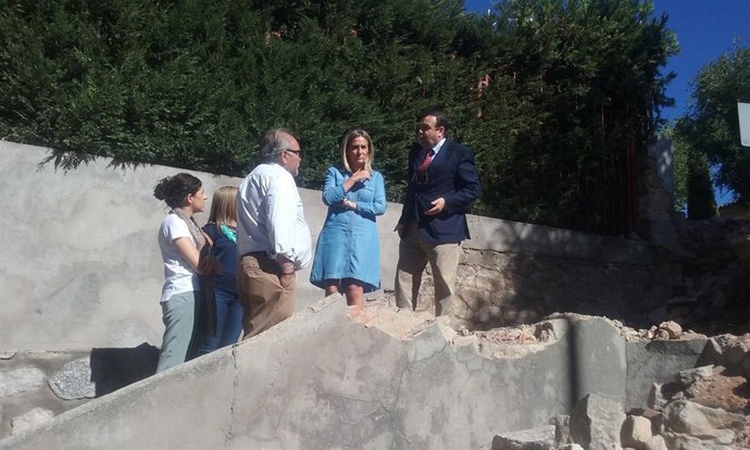 Tolón visita las obras