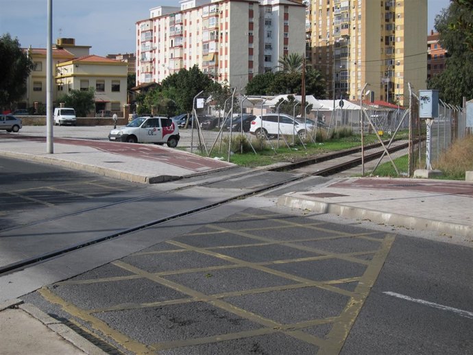 Vías tren Puerto de Málaga