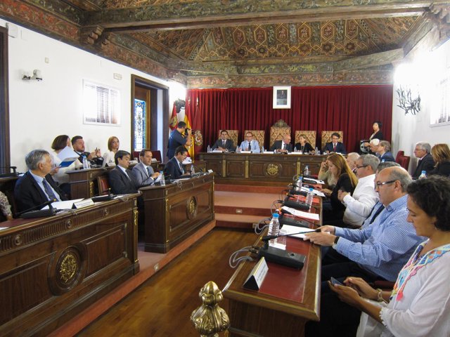 Pleno en la Diputación de Valladolid