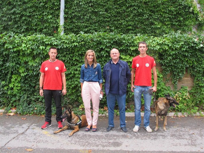 Perros de rescate con Maiso