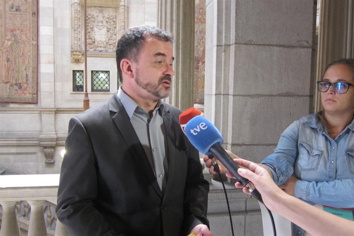 El líder de ERC en Barcelona, Alfred Bosch