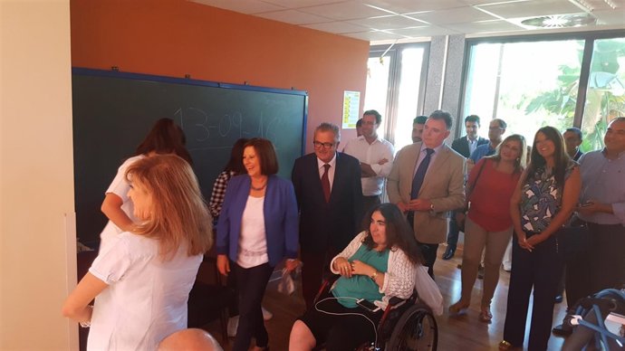 La consejera Sánchez Rubio en un acto por la Igualdad