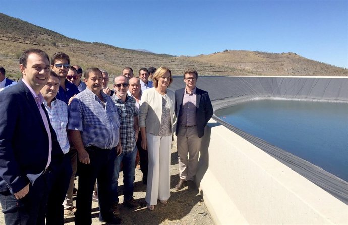 Inauguración de instalaciones de regantes en Dólar