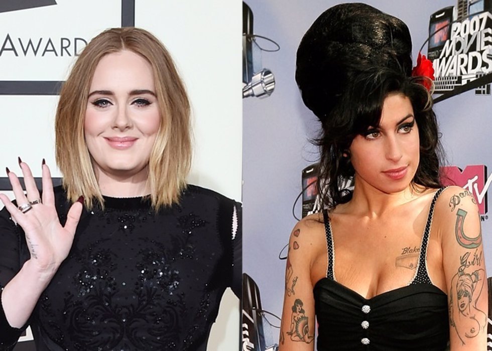 Adele y Amy Winehouse/ Getty
