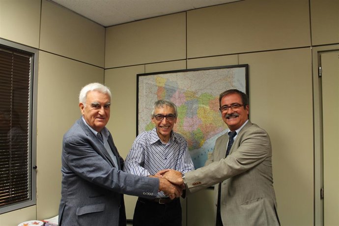 Representantes de Generalitat, Fed.Cat.De Ciclismo y Comerciantes de Bicicletas