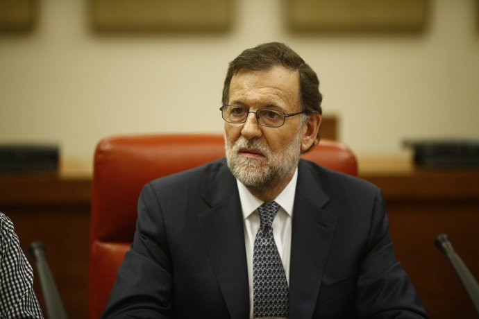 Rajoy preside la reunión del Grupo Parlamentario del PP en el Congreso