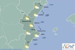 Predicción del tiempo en la Comunitat para este sábado
