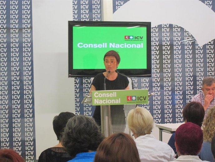 La coordinadora nacional de ICV, Marta Ribas