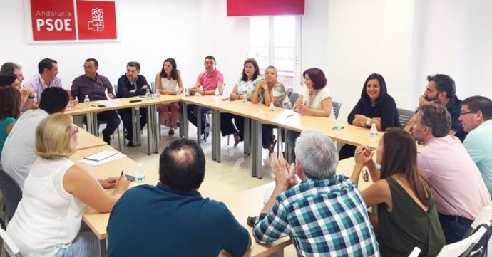 Reunión de la Ejecutiva provincial del PSOE de Huelva