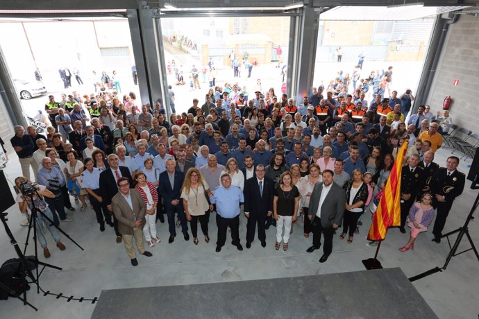 Inauguración del parque de Bomberos voluntarios de Sant Vicenç dels Horts
