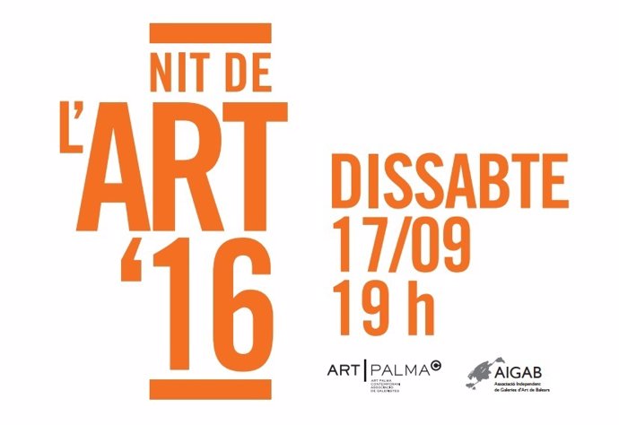 Cartel de la Nit de l'Art 2016