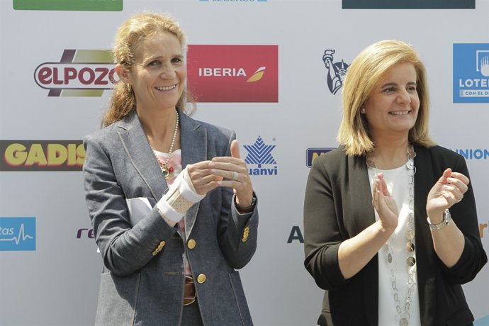 La Infanta Elena y Fátima Báñez