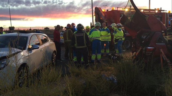 Rescate de las dos mujeres heridas