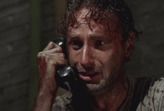 Andrew Lincoln es Rick Grimes en The Walking Dead 