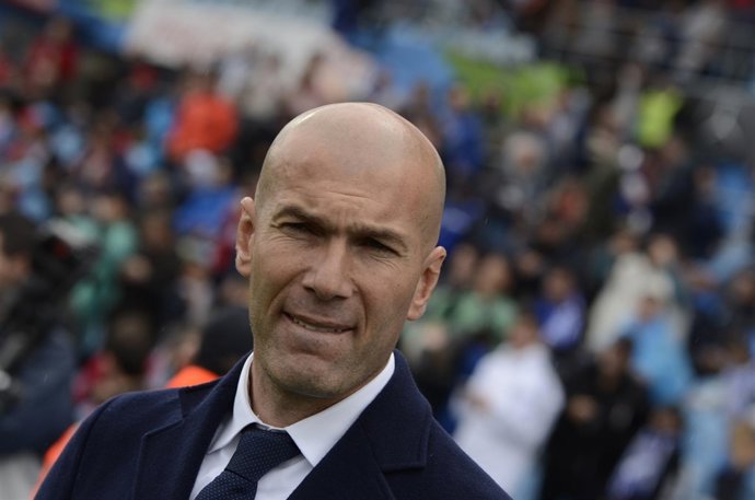 Zinedine Zidane en el Getafe C.F. S.A.D. - Real Madrid C.F. 