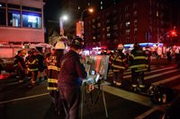 La bomba que estalló en Manhattan contenía piezas metálicas a modo de metralla
