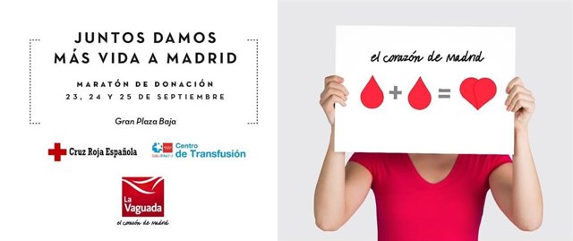 Maratón de donación de sangre en La Vaguada 