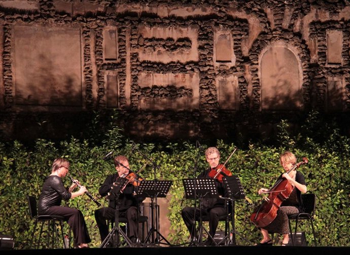 Uno de los conciertos de las Noches en jardines del Alcázar