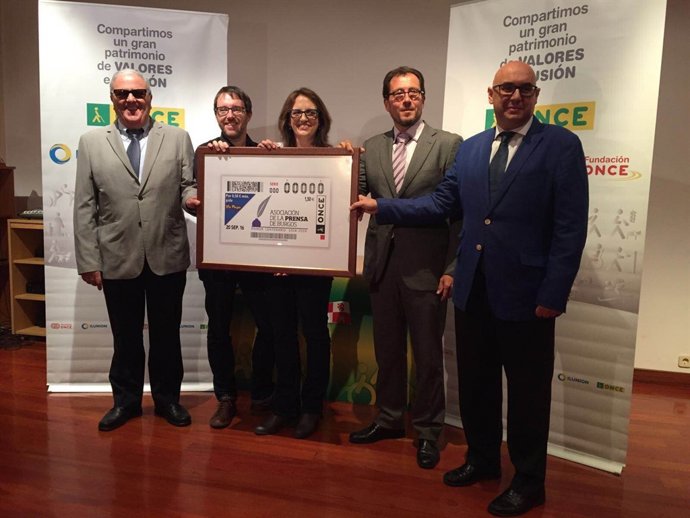 Cupón de la ONCE, Asociación de Perioditas de Burgos.