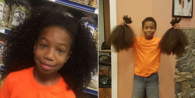 Un niño deja crecer su melena dos años para donarla a niños con cáncer