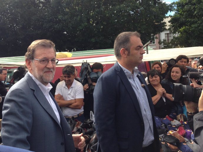 Mariano Rajoy, presidente del Gobierno en funciones, en Santa Comba 25S