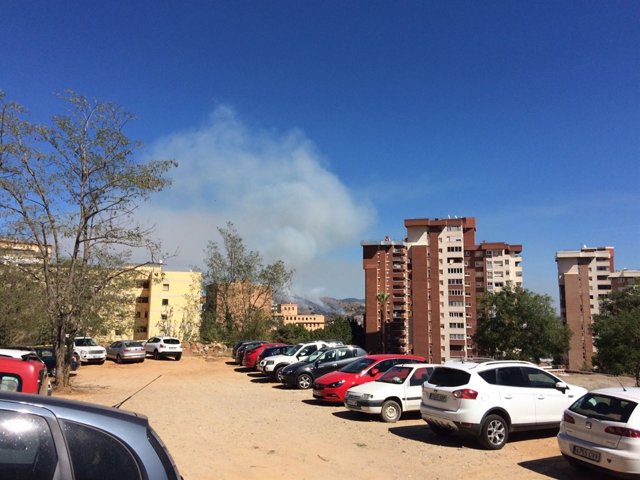 Incendio en Collserola