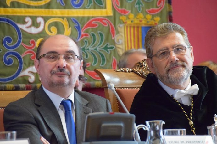 Javier Lambán y José Antonio Mayoral