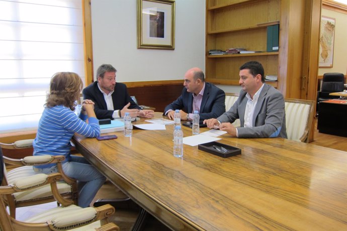 Reunión de José Luis Soro con Juan Carlos Gracia.
