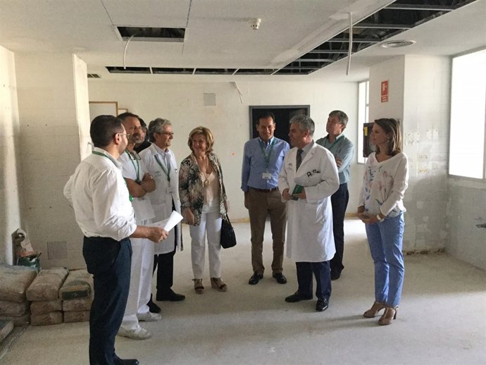 Visita a las mejoras realizadas en el Hospital Médico Quirúrgico.
