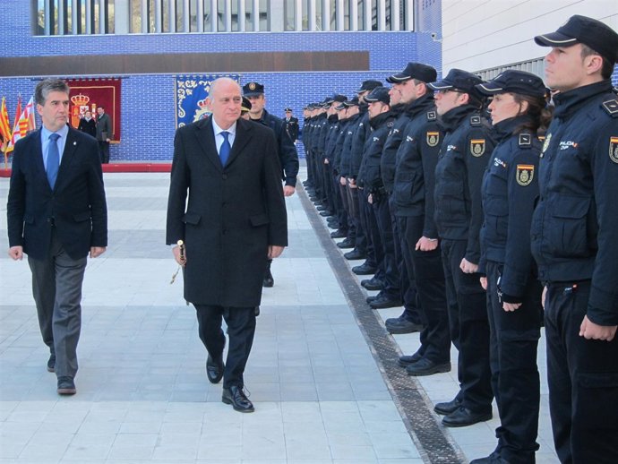 El ministro Jorge Fernández y el dtor.De la Policía Ignacio Cosidó